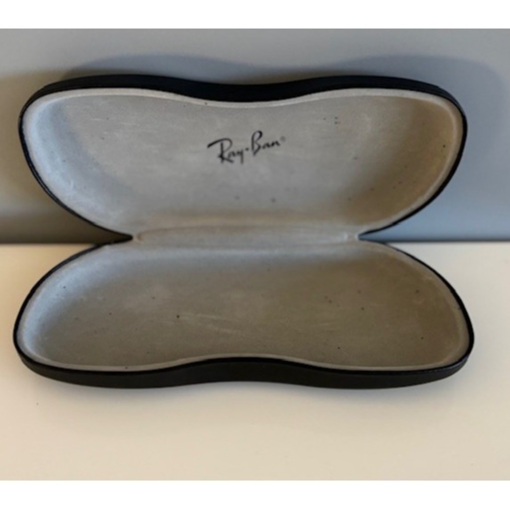 Lot of 2 Ray-Ban Black Hard Eyeglasses/Sunglasses Clamshell Cases - Picture 15 of 15